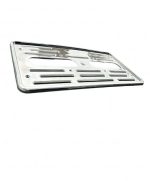 İnce Krom Kare Plakalık - Görsel 2