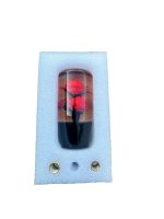 Güllü Vites Topuzu Kırmızı - Görsel 2