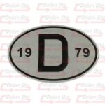 D 1979 Fosforlu Oval Harf