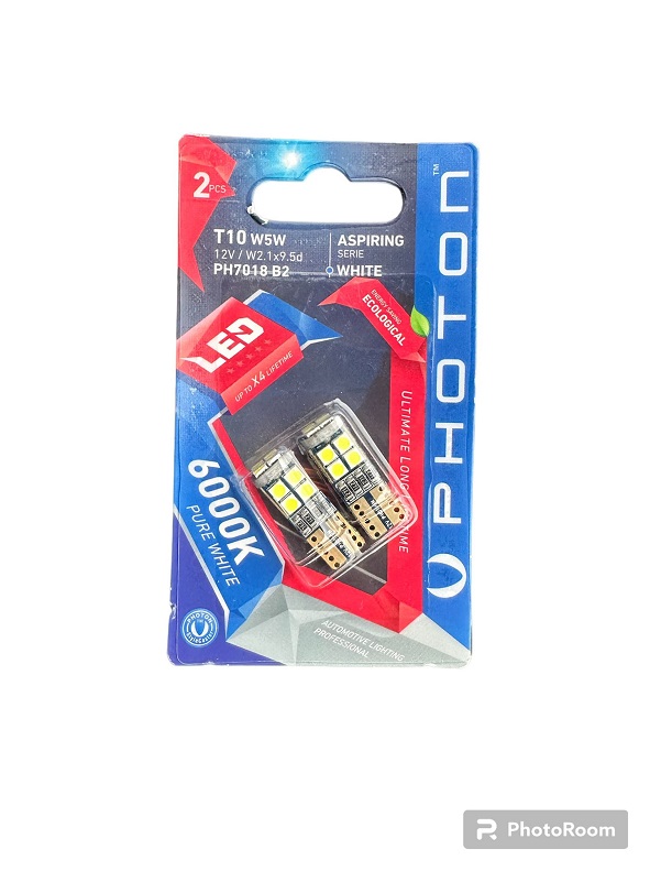 T10 5W Dipsiz Ampul Led Beyaz 12 Ledli