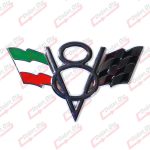 V8 F1 İtalya Bayraklı Metal Arma