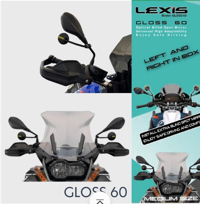 LEXİS GLOSS 77 Yuvarlak kör Nokta Aynası